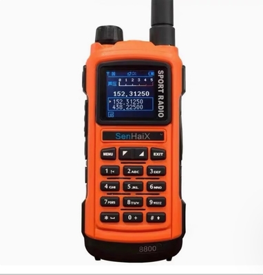 خرید SenHaiX 8800 5W UHF VHF Walkie Talkie with 128 Channels ساخت آنلاین
