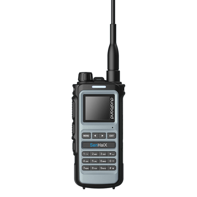 خرید SenHaiX 8600 دوگانه آنالوگ واکي واکي باتکي ضد آب U/VHF Transceiver ساخت آنلاین