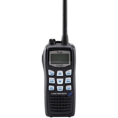 خرید IC-M36 Maritime Hand-held Intercom VHF Floating Walkie Talkie with 8-12nm Talk Range 5W Output Power and 88 Storage Channels ساخت آنلاین