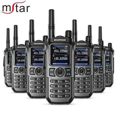 خرید BAOFENG UV-21R 6W TRI-BAND Ham Radio با صفحه نمایش رنگی 1.77 اینچی و دستگاه واکی تاکی دوربرد NOAA 999CH ساخت آنلاین