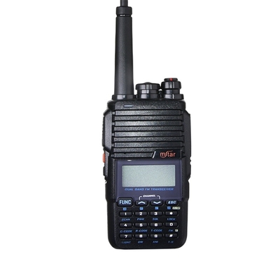 رادیو های بلند مدت VHF UHF صداهای امنیتی FM رادیو های امنیتی قابل حمل وکی تاکی فرستنده M-UV3 8 وات