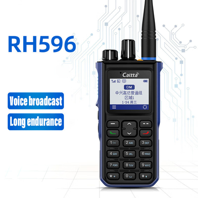 Caltta KIRISUN رادیو بی سیم دو طرفه RH596 ضد آب و ضد گرد و غبار راه آهن تماس دیجیتال ضبط گفتار روشن