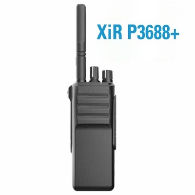 XIR P3688+ رادیوی دو طرفه دستی دیجیتال آنالوگ عملکرد GPS DMR اضطراری