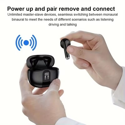 گوشواره های TWS لوازم جانبی برای دو طرفه رادیو صفحه نمایش دیجیتال گوشواره های بی سیم لغو صدا با شاخص باتری