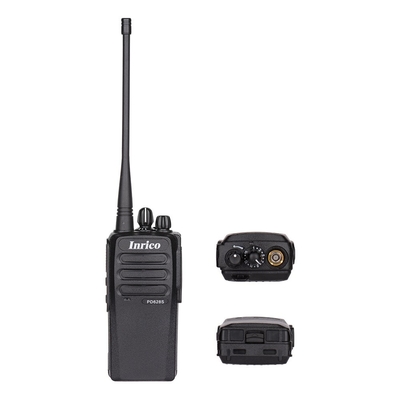 inrico PD660 رادیو ضد آب دو طرفه 15 ساعت زمان صحبت حالت DMR و حساسیت آنالوگ 12db SINAD 0.25μV گیرنده دستی ضد پاش
