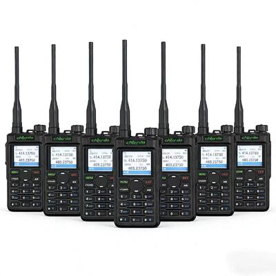 DMR Radio Walkie Talkie با کدگذاری دو باند VHF UHF AES 256 و صفحه کلید کامل