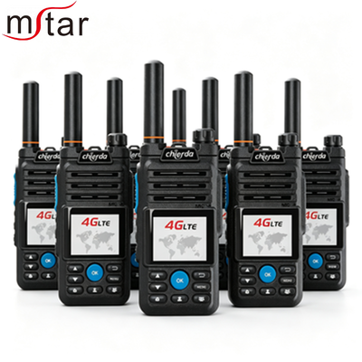 Chierda P6 رادیو قابل حمل دوربرد 4G POC وکی تاکی دو طرفه